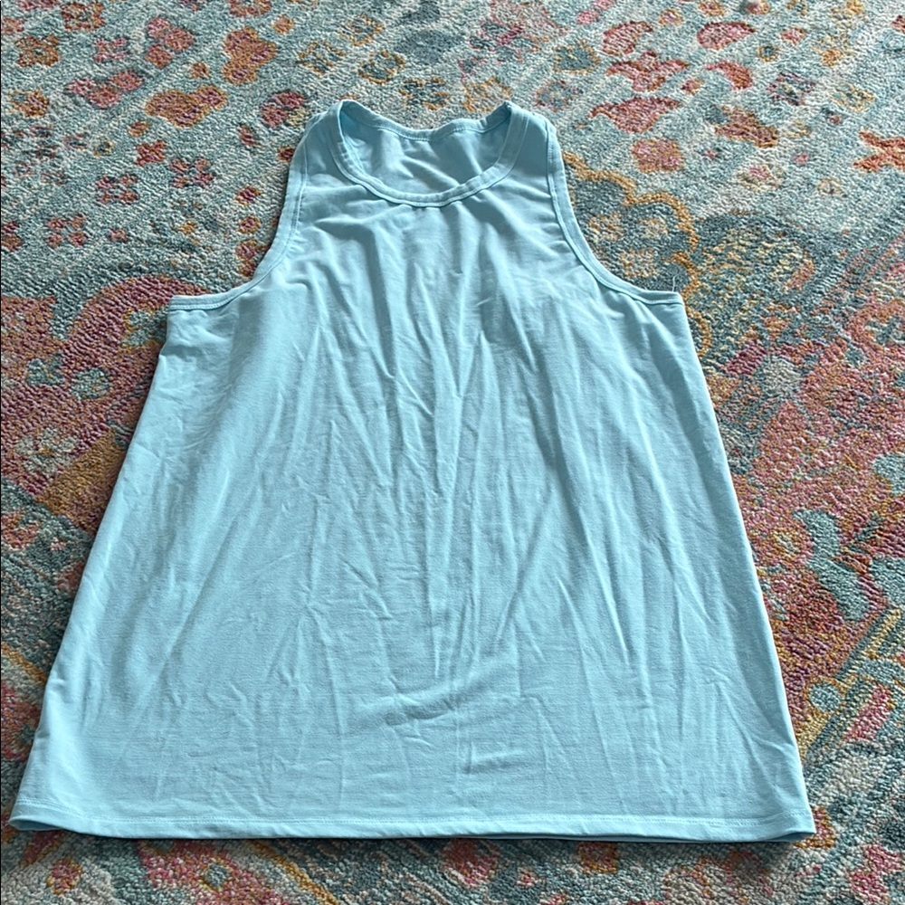 Hatch maternity tank workout yoga light blue size M